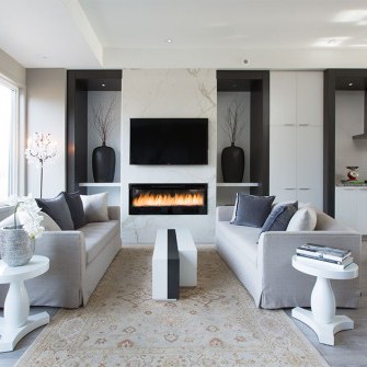 Luxury Townhome Fireplace