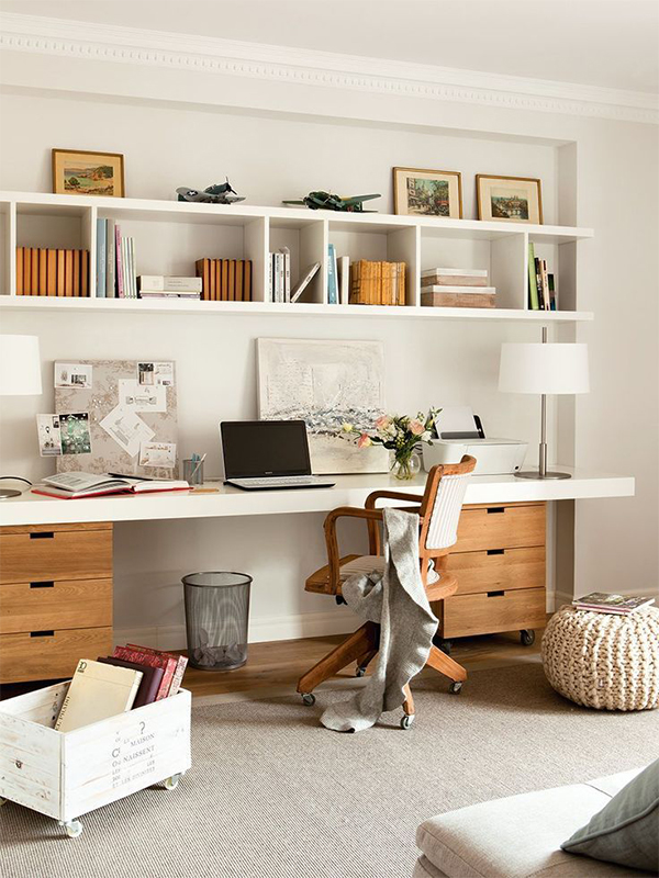 Office desk with elegant chair