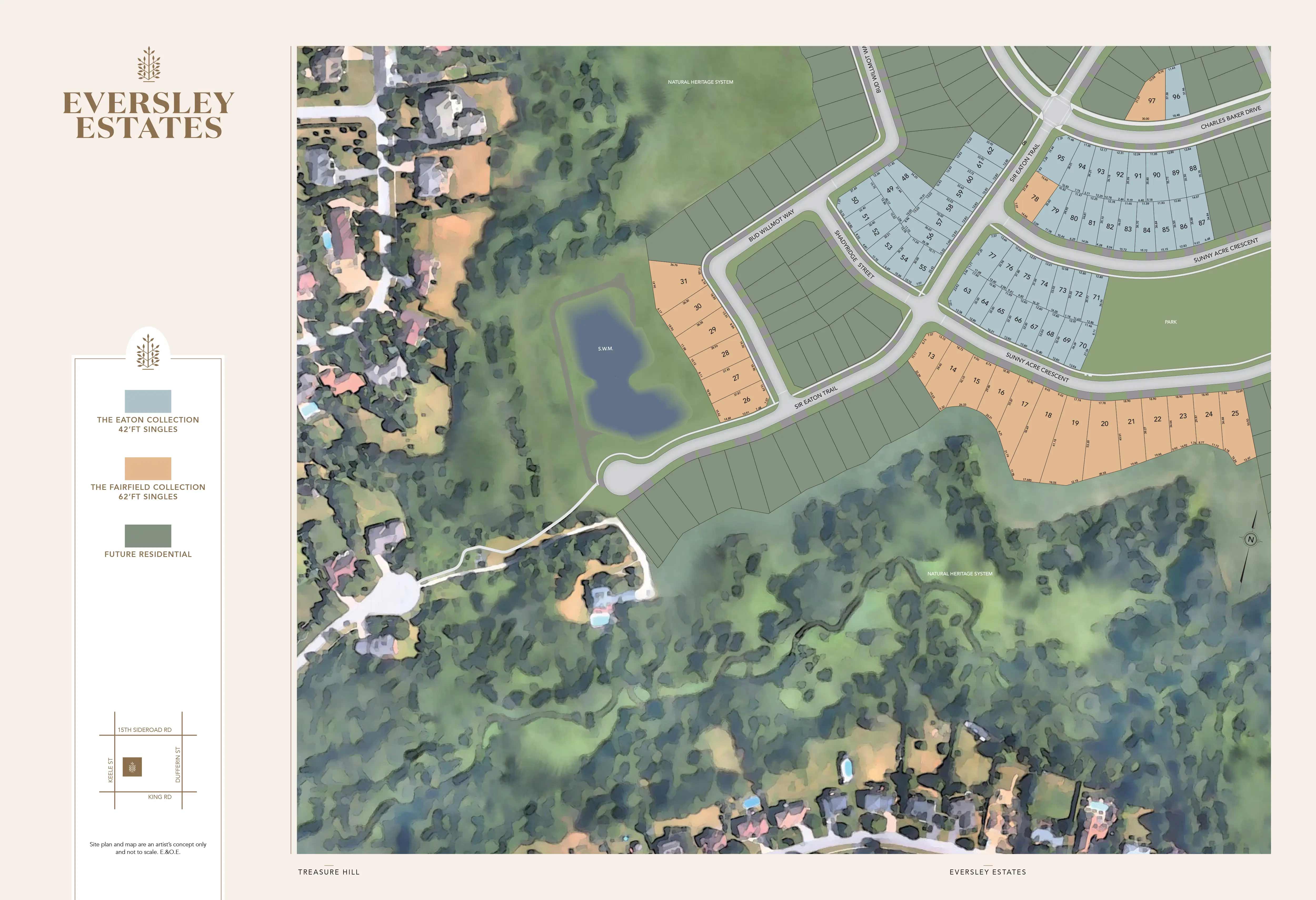 Eversley Estates Site Plan