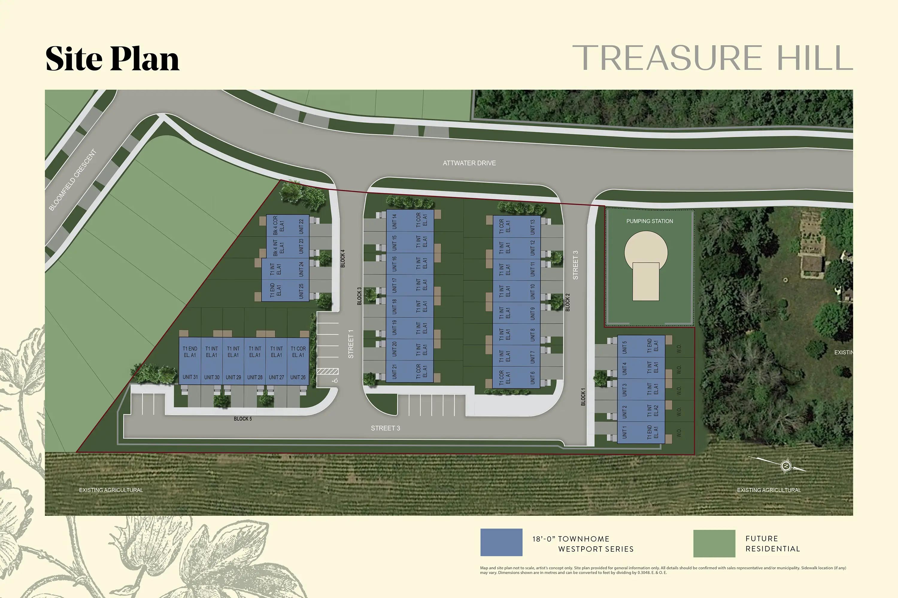 Marquis Series at Hazel Glenn Site Plan Phase 1