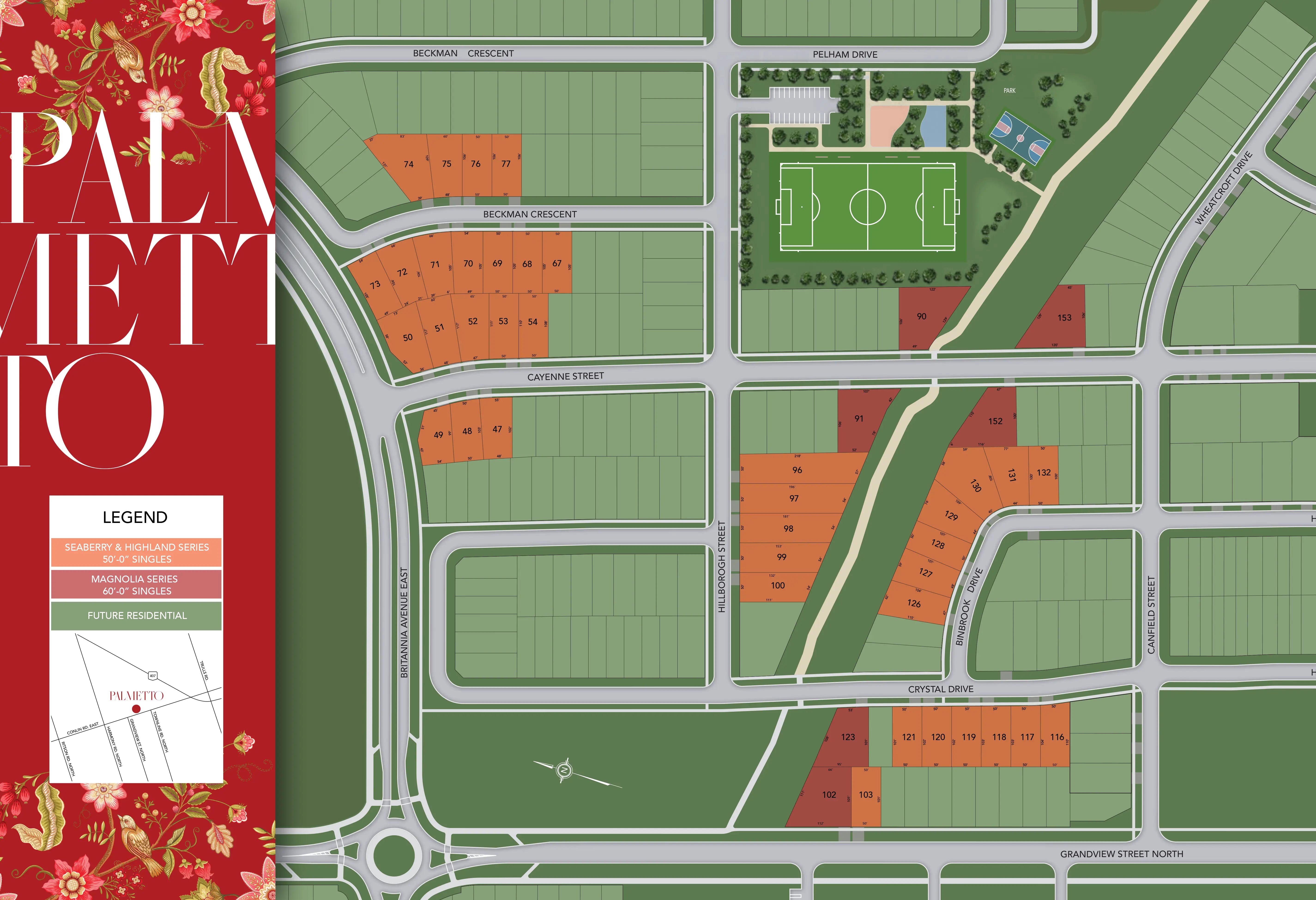 Palmetto Site Plan