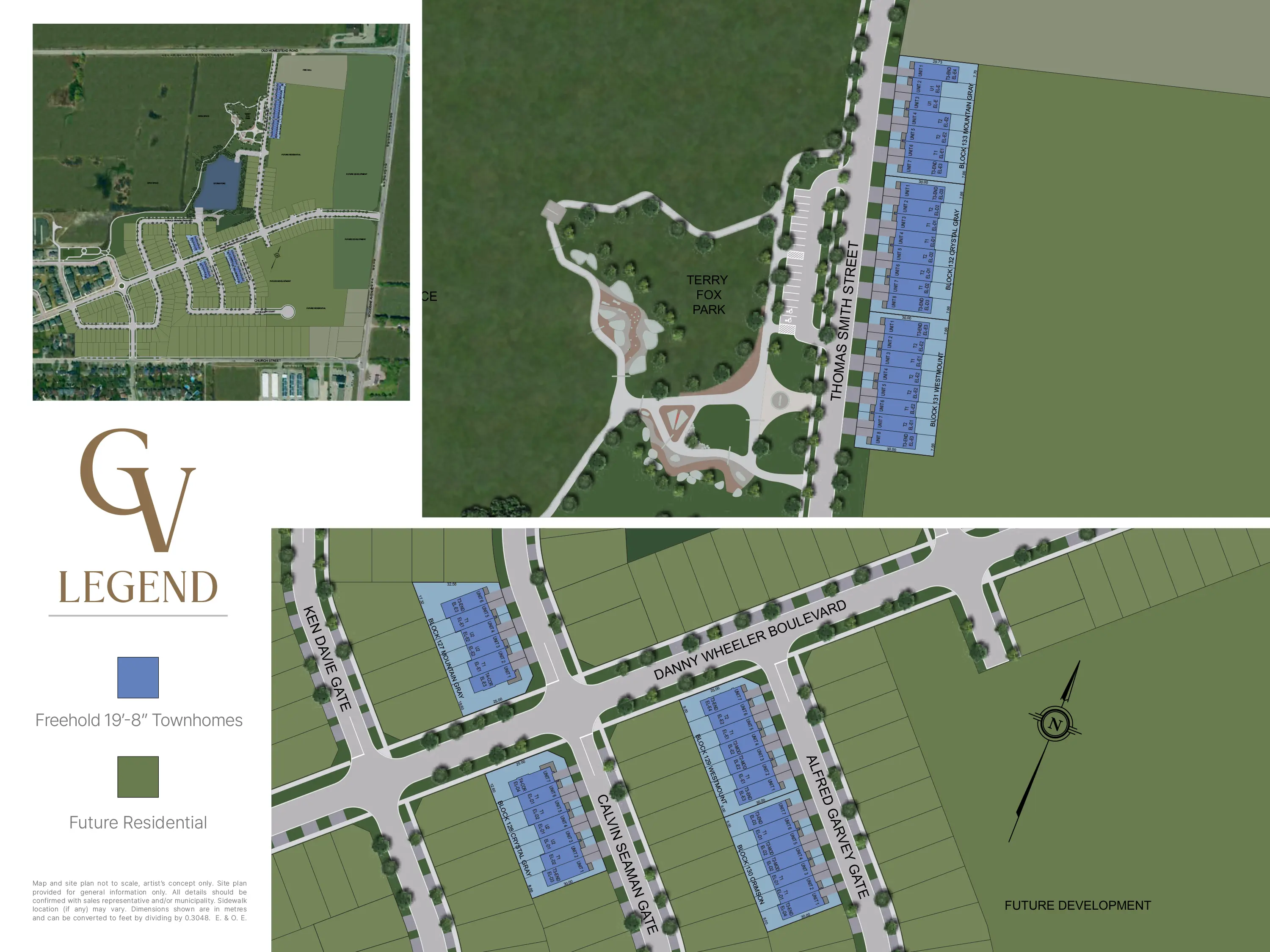 Georgina View Townhome Collection Site Plan